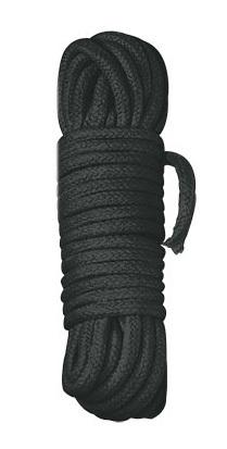 Bondage lano 10 m - čierne