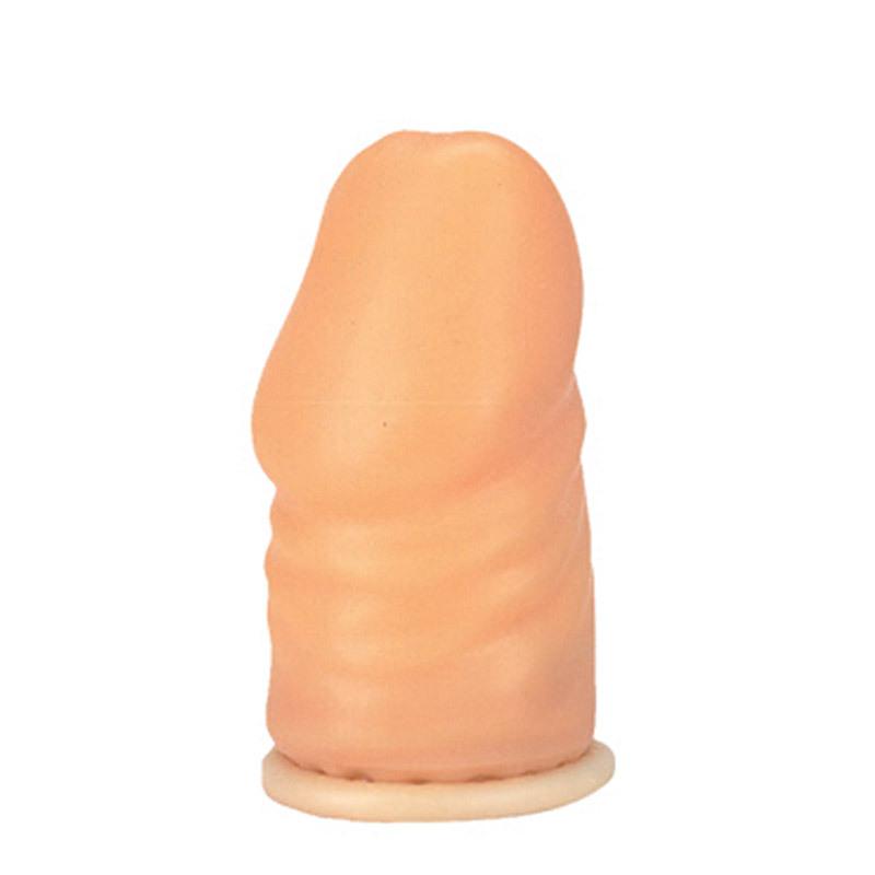 Head Shockers Flat-Head 1,5 Latexový predlžujúci návlek s kondómom