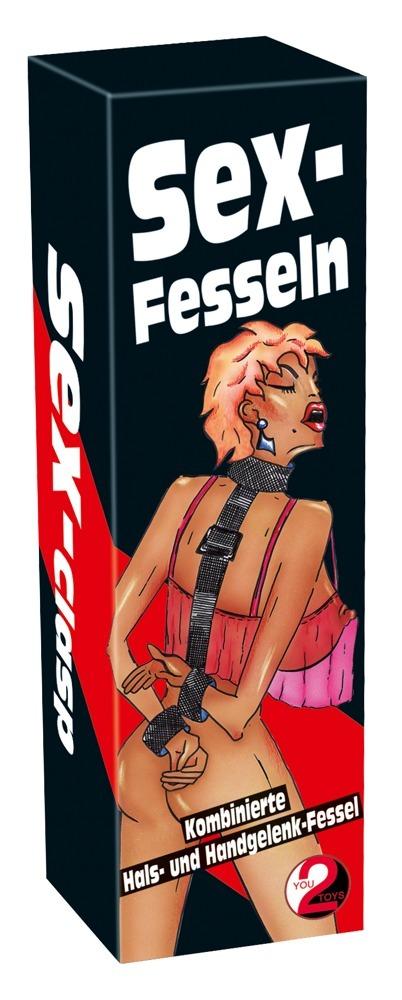 Fessel Polstrované putá na krk a ruky