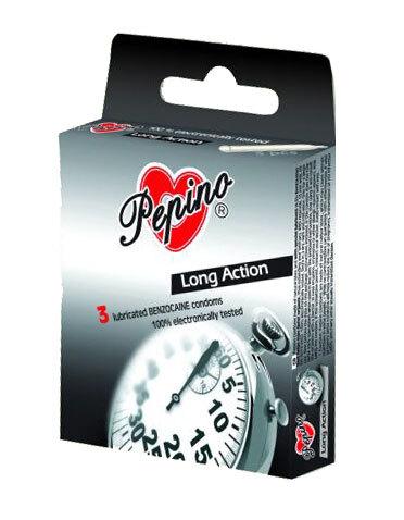 Pepino kondómy Long Action - 3 ks