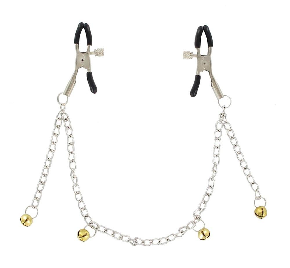 BASIC X škripce na bradavky s retiazkou