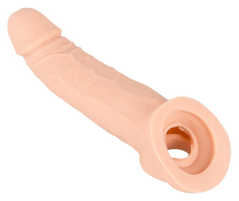 E-shop Nature Skin - Penis Sleeve with Extension 21 cm