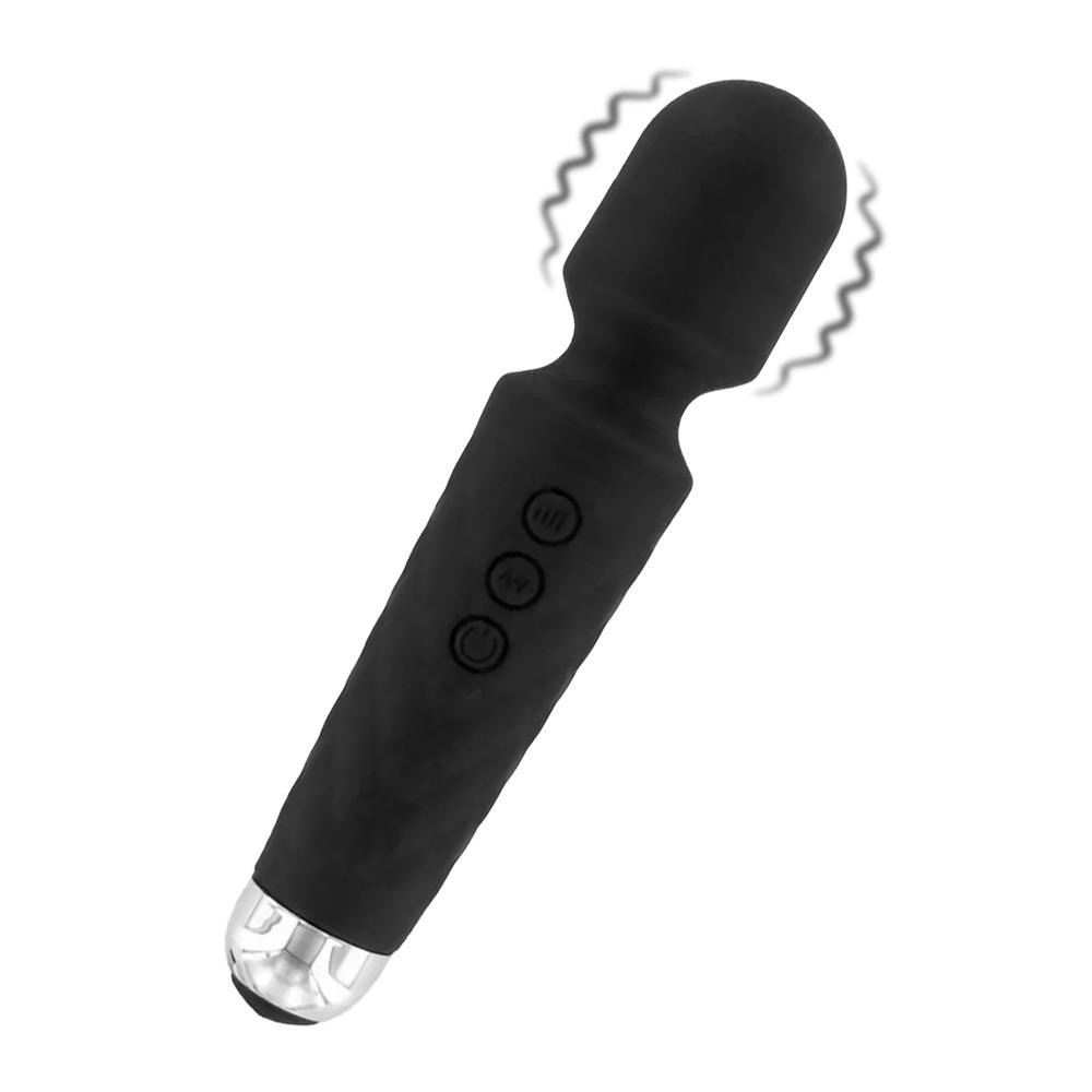 BASIC X masážna hlavica dobíjacia čierna