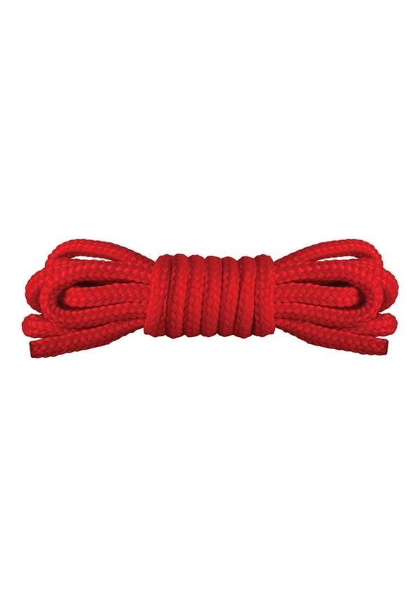 Japanese Bondage lano 1,5 m - červené Japanese Bondage lano 1,5 m - červené