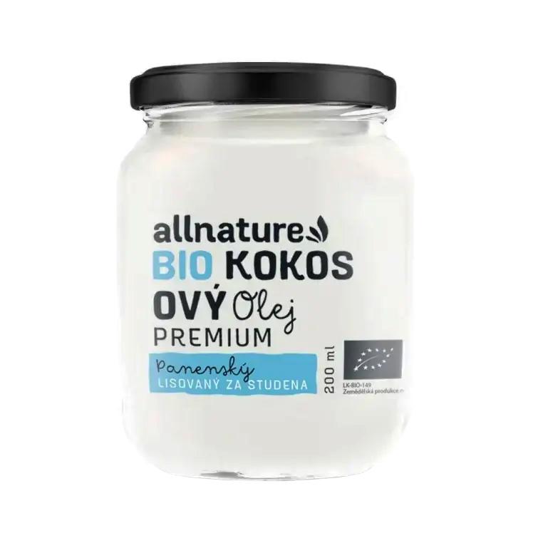 Allnature Kokosový olej Bio Premium 200 ml