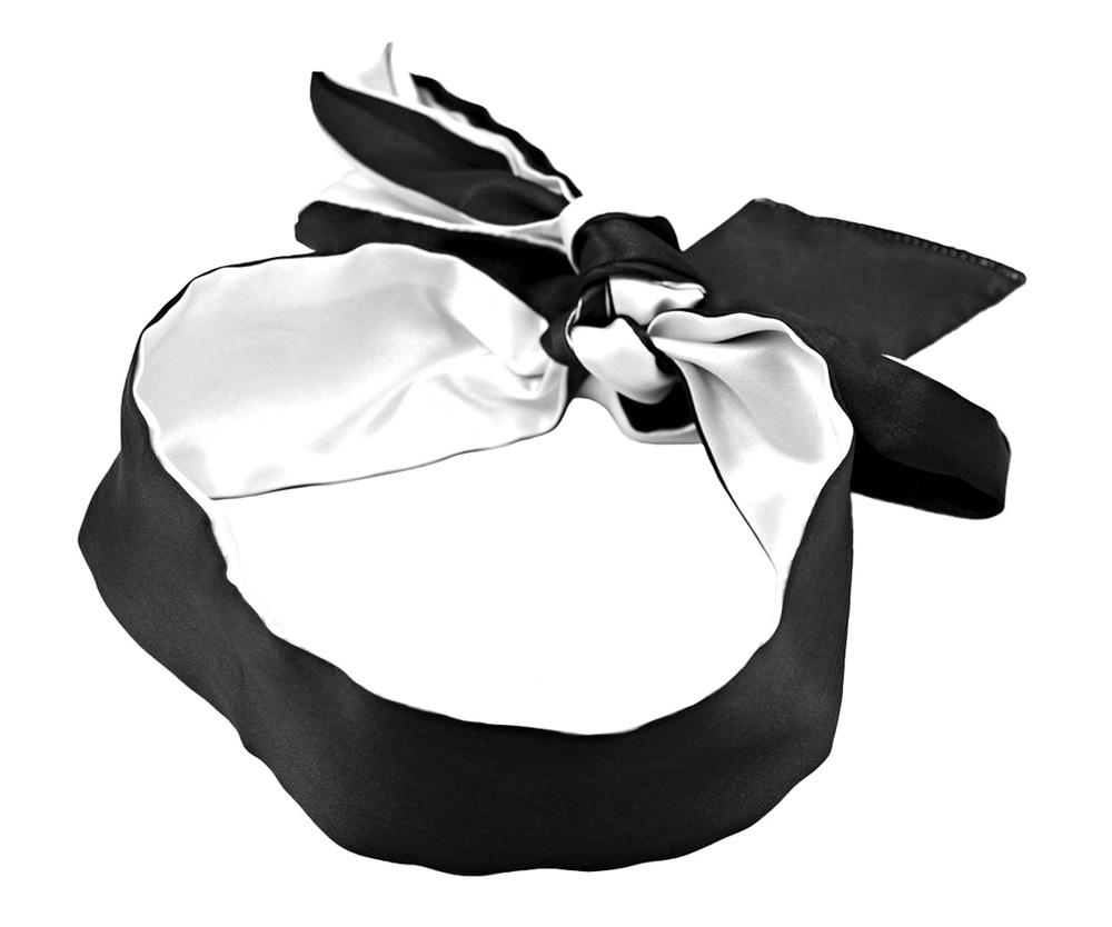 BASIC X Saténový šál na oči biela