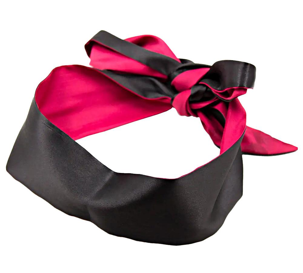 BASIC X Saténový šál na oči červená