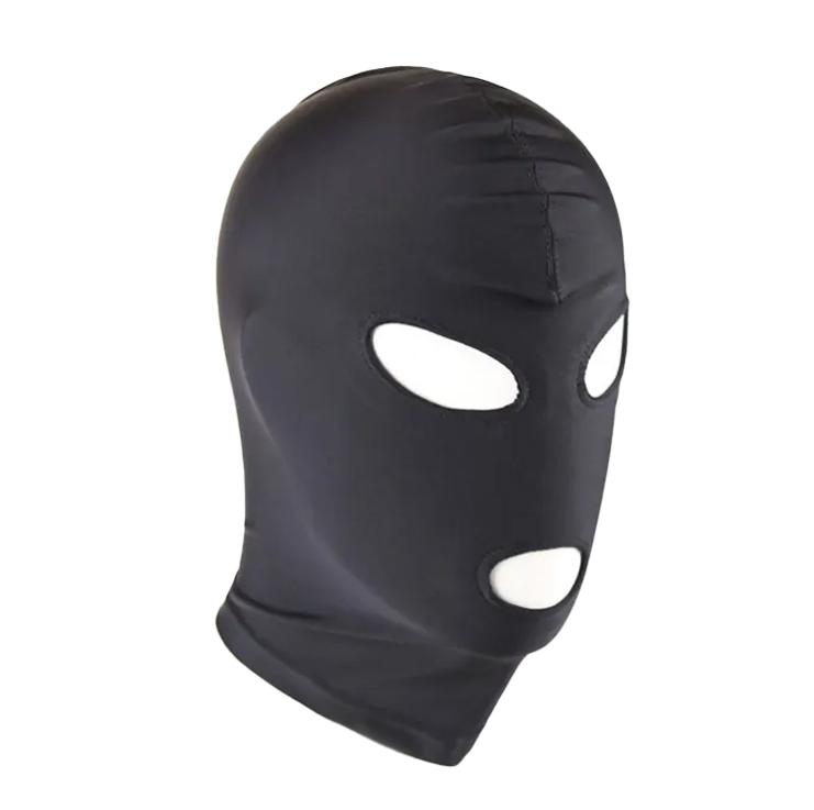 E-shop BASIC X maska na tvár s otvormi na oči a ústa čierna
