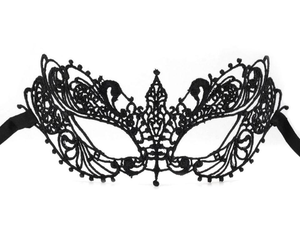 Karnevalová maska čipkovaná