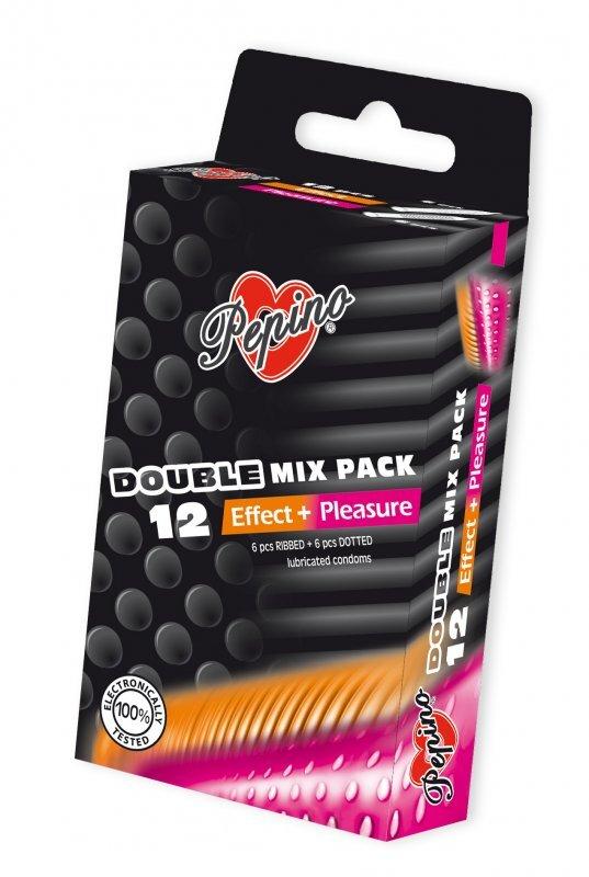 Pepino kondómy Double Mix Pack- 12 ks