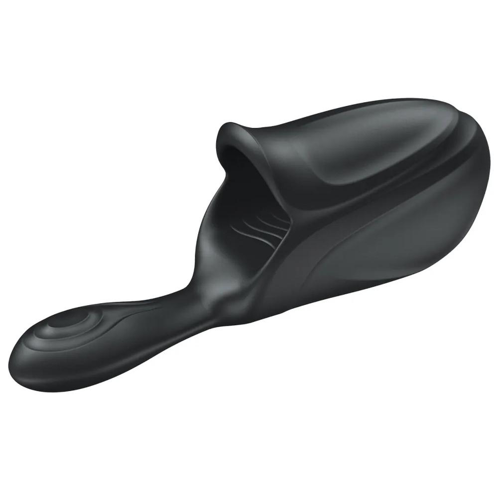 BASIC X ERNESTO VIBRAČNÝ MASTURBÁTOR S UZAVRETOU ŠPIČKOU ČIERNY