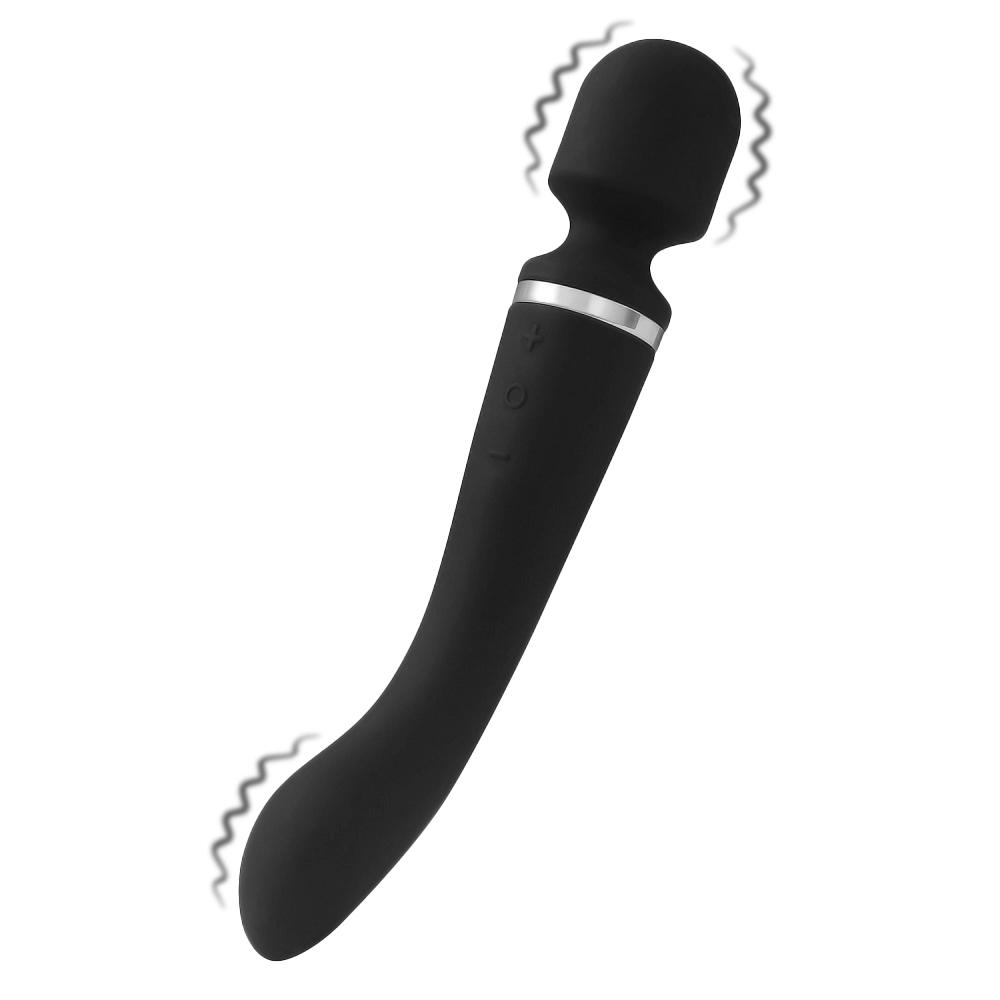 BASIC X LODI obojstranná masážna hlavica 2v1 čierna