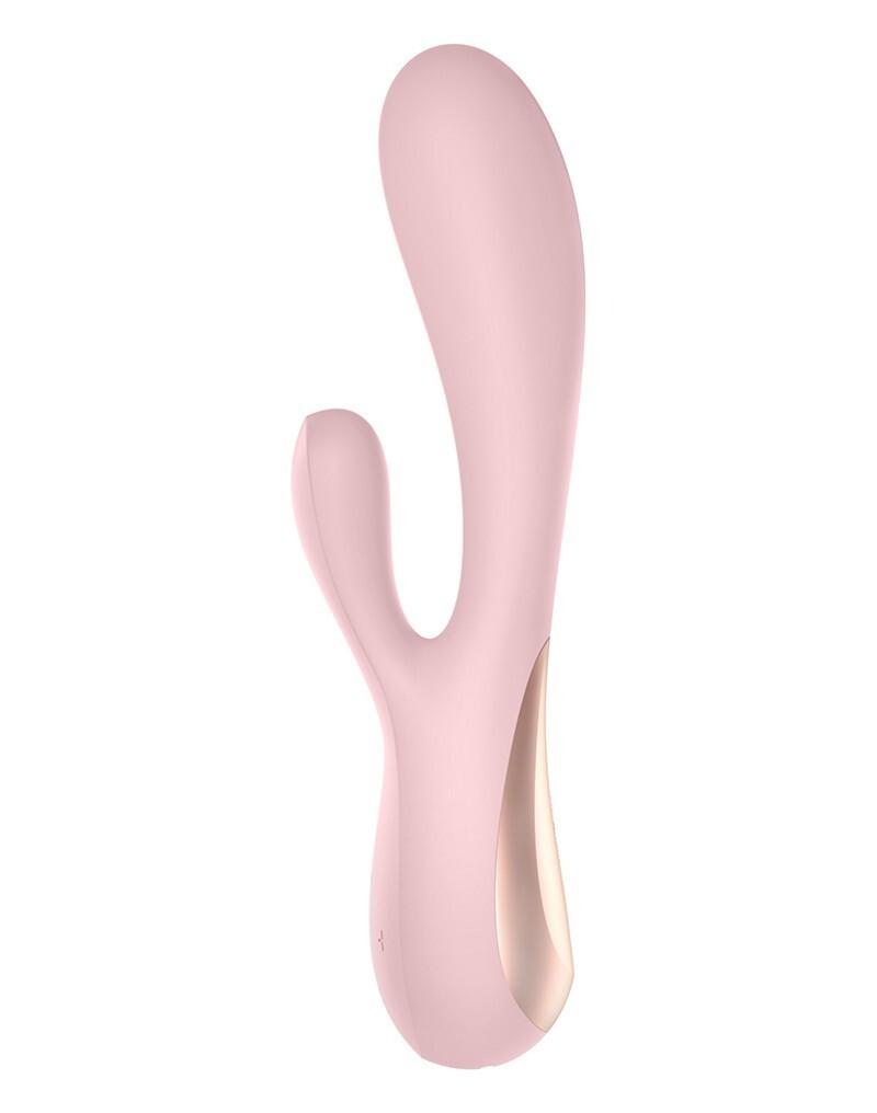 Satisfyer Mono Flex ružový vibrátor na aplikáciu