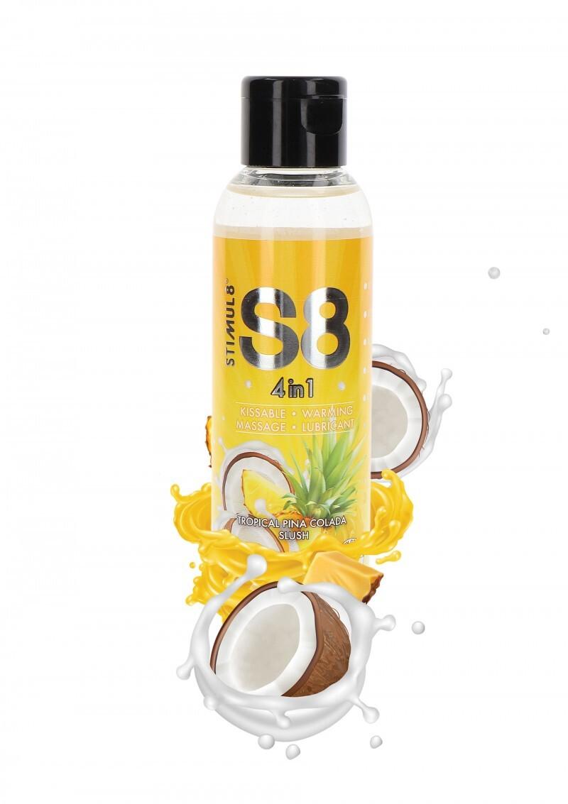 S8 4 in 1 Dessert Lubrikačný gél ananás a kokos125 ml