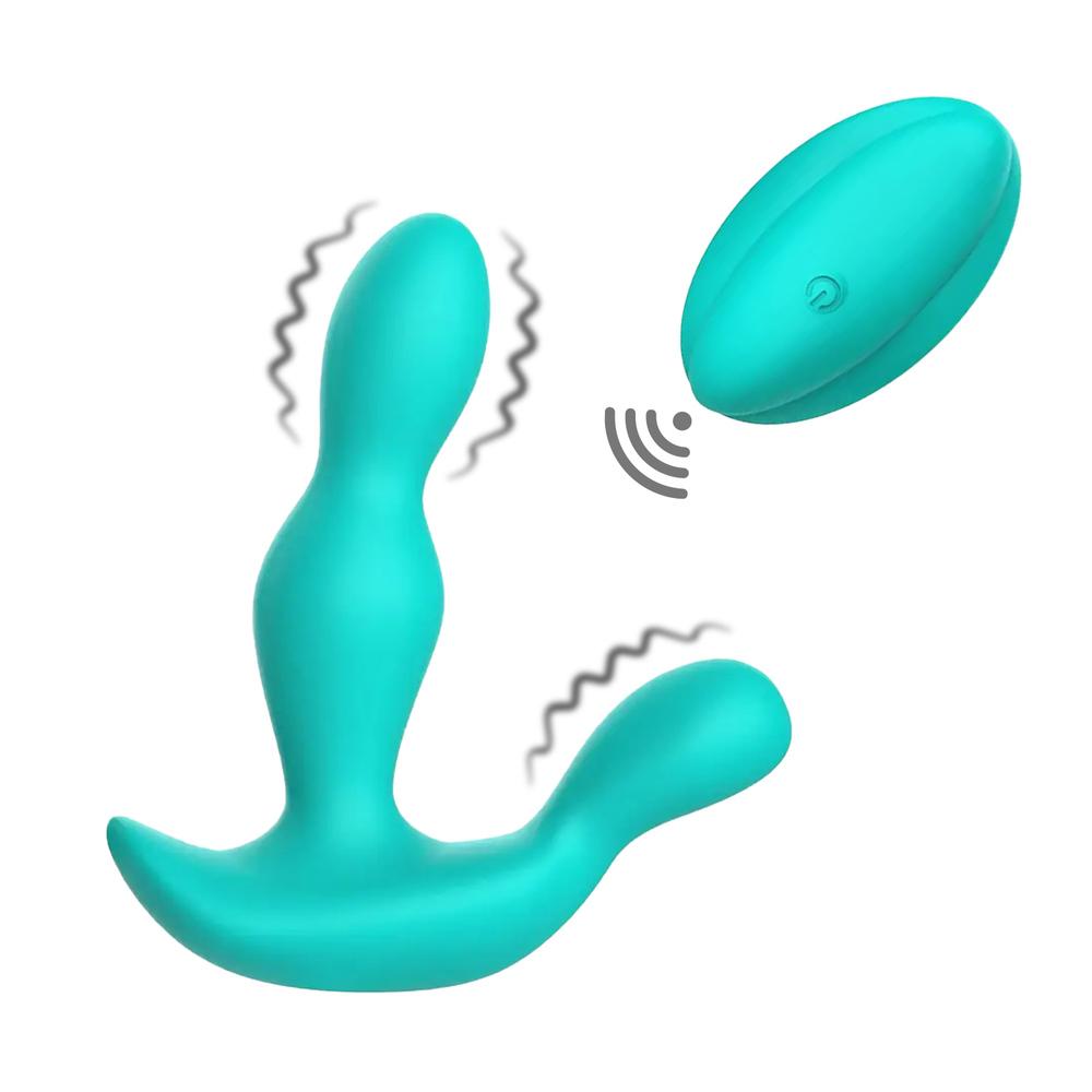 BOOM Richard stimulátor prostaty na diaľkové ovládanie zelený