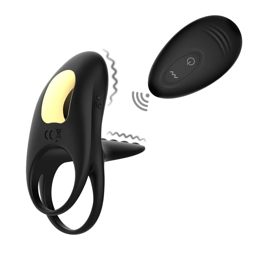 BOOM Edwin vibračný erekčný krúžok s diaľkovým ovládaním BOOM Edwin vibračný erekčný krúžok s diaľkovým ovládaním