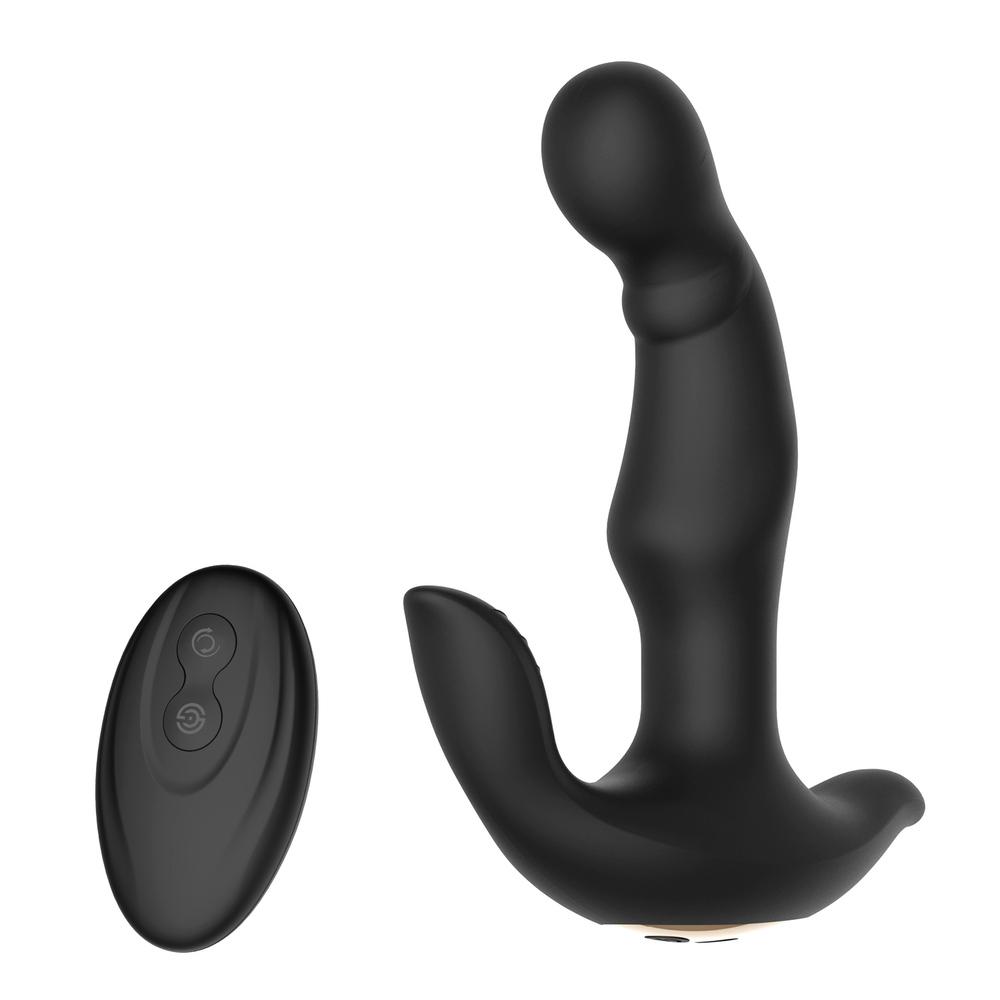 BOOM Charles II stimulátor prostaty na diaľkové ovládanie - čierny