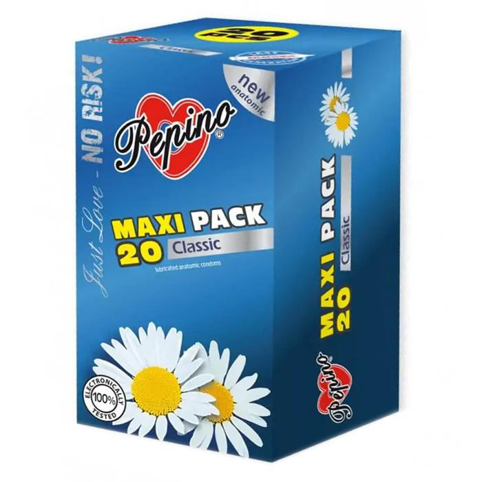 Pepino Maxi pack kondómy Classic 20ks