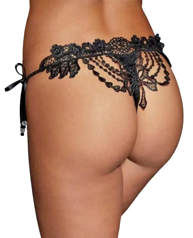 Wanita Mirabel tanga nohavičky čierne