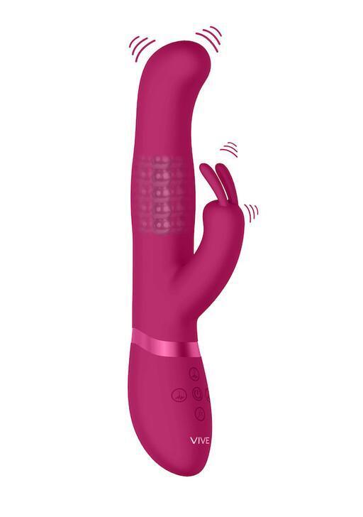 VIVE Izara rotačný vibrátor G-spot rabbit ružový