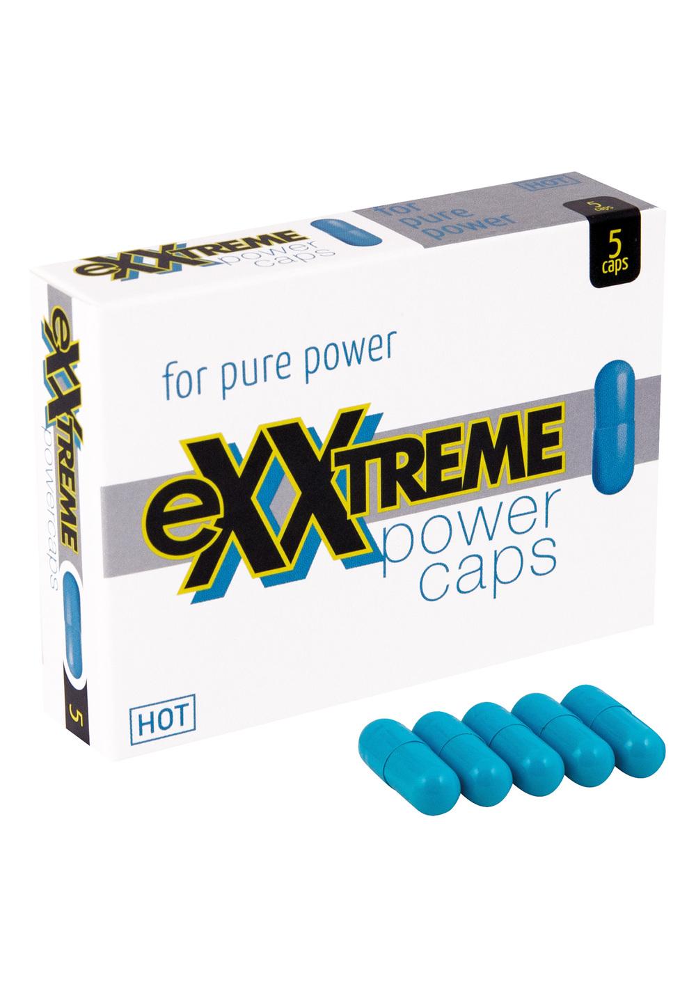 HOT Exxtreme Power caps pre mužov 5 tbl. doplnok stravy