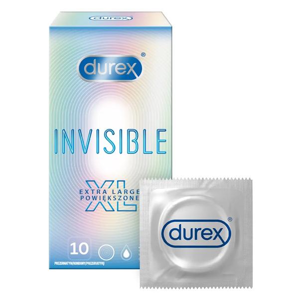 E-shop DUREX kondómy Invisible XL 10 ks