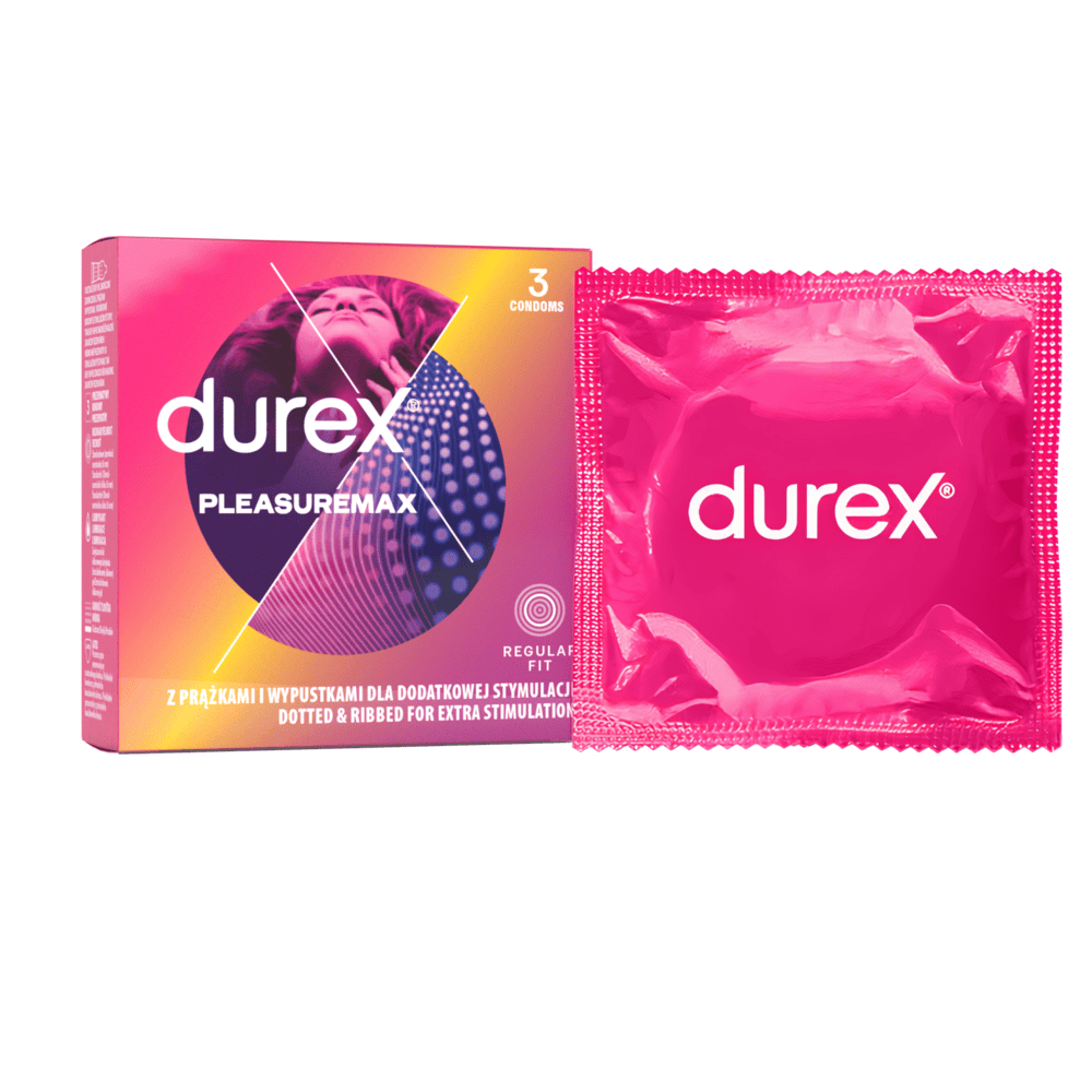 DUREX kondómy Pleasuremax 3 ks
