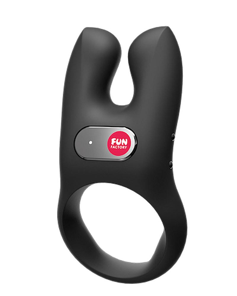 Fun Factory vibračný erekčný krúžok NŌS Black Fun Factory vibračný erekčný krúžok NŌS Black