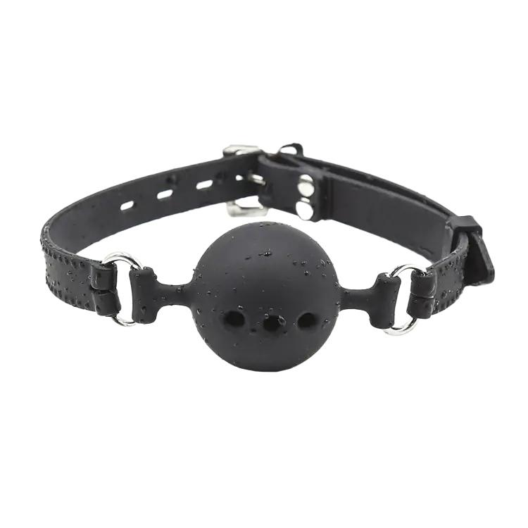 BASIC X Silikónový náhubok priedušný - čierny