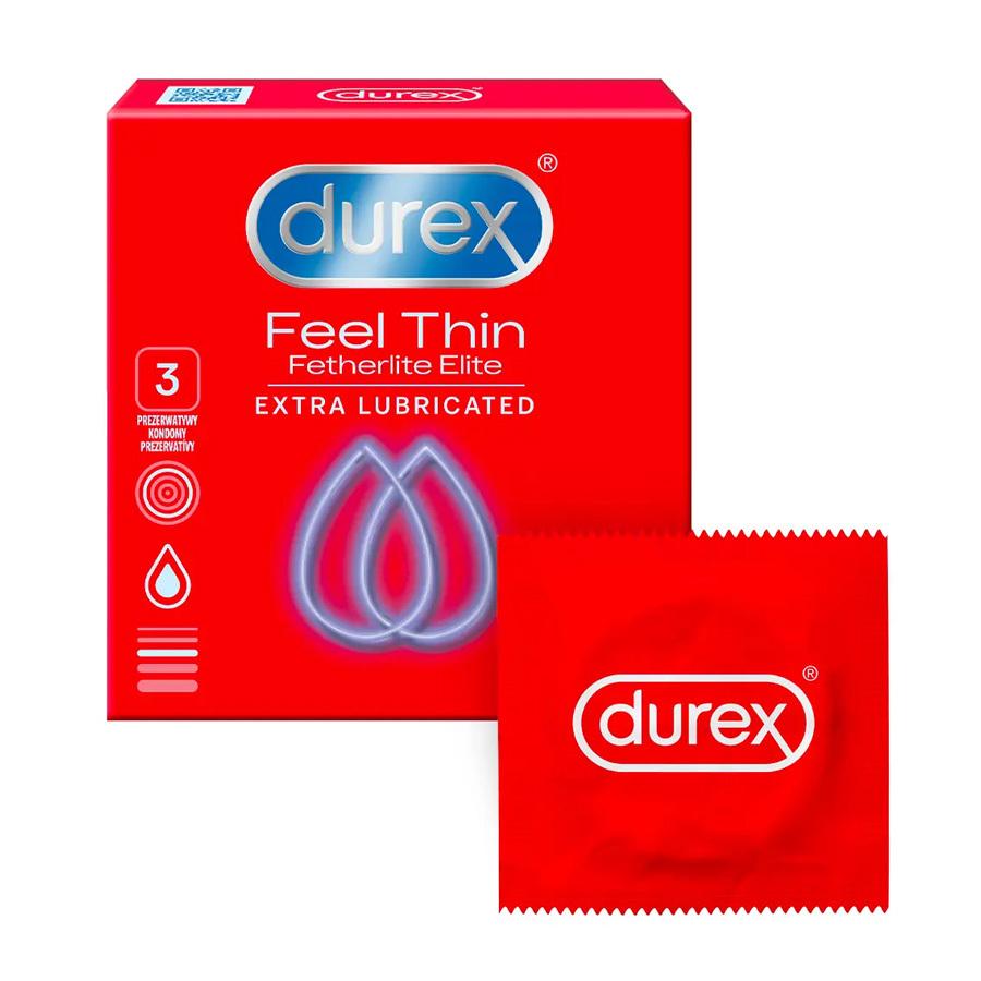 E-shop DUREX kondomy Feel Thin Fetherlite Elite Extra Lubricated 3ks