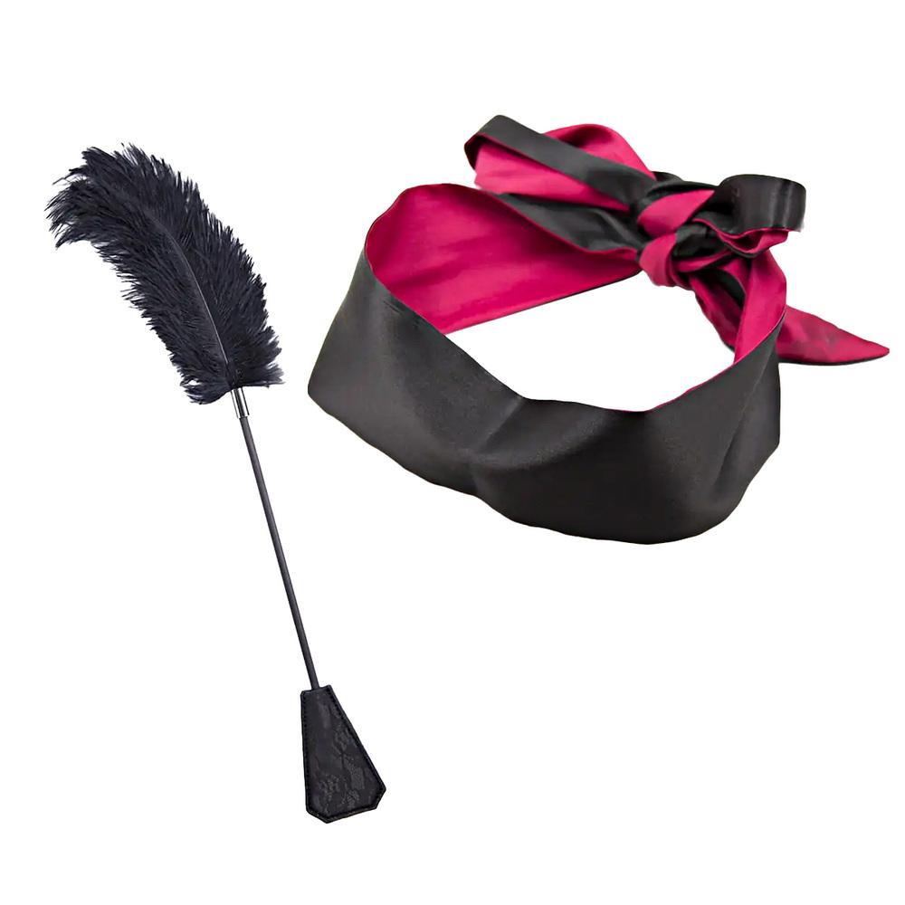 BASIC X šál na oči a pierko 2v1