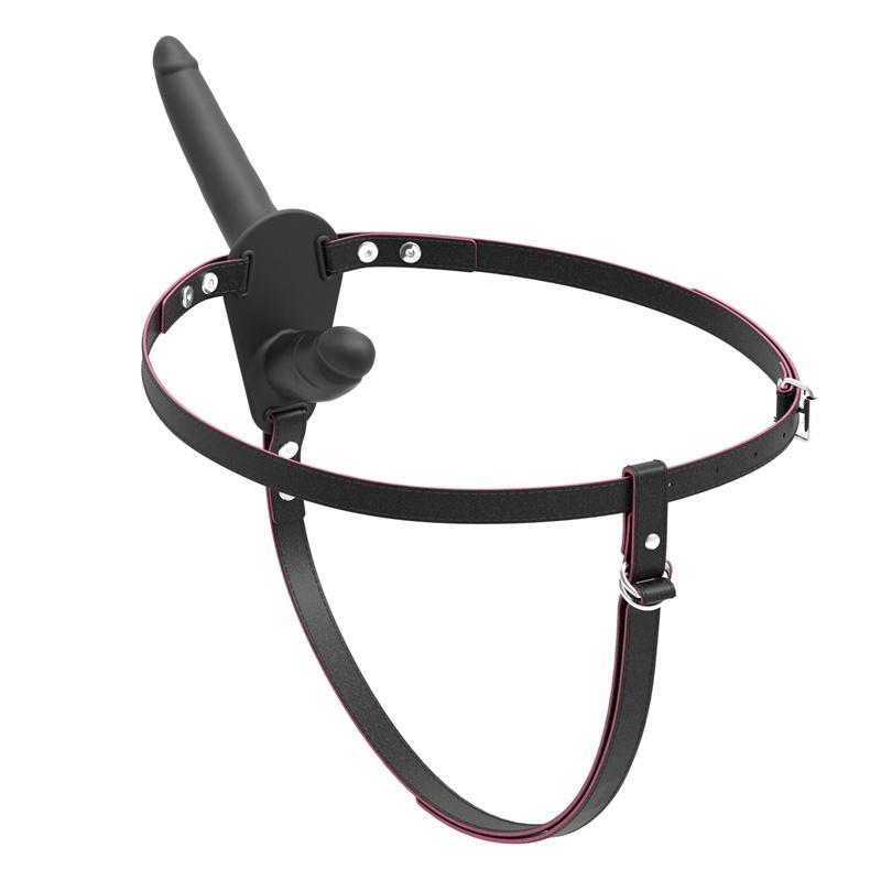 BASIC X Rene postroj s dvojitým penisom