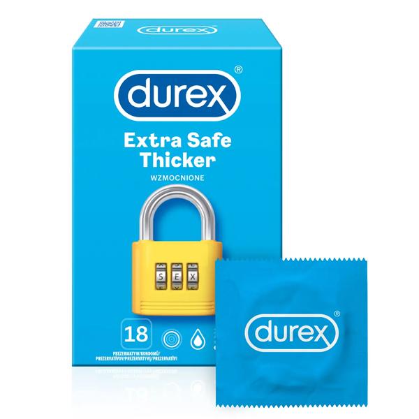 E-shop DUREX kondomy Extra Safe Thicker 18 ks