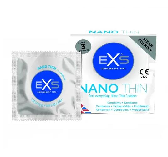 EXS Nano Thin kondómy 3 ks