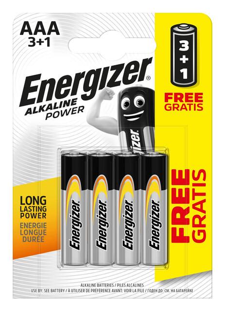 E-shop Energizer Alkaline Power - Mikrotužkové batérie AAA/4 3+1 zdarma
