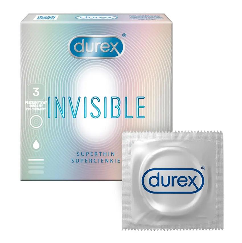 E-shop Durex Invisible kondómy 3 ks