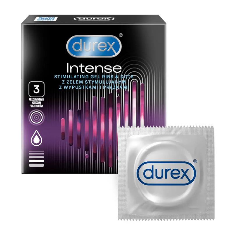 E-shop Durex Intense kondómy 3 ks