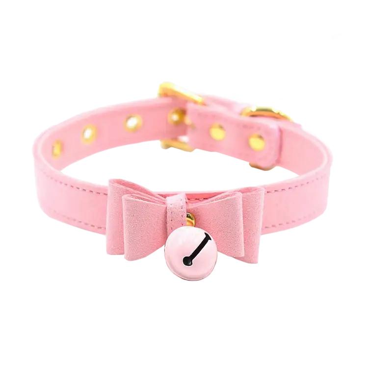 BASIC X JingleBell obojok s rolničkou ružový