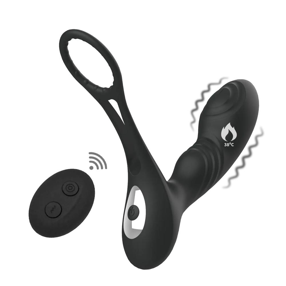 BASIC X Nero stimulátor prostaty na diaľkové ovládanie čierny BASIC X Nero stimulátor prostaty na diaľkové ovládanie čierny