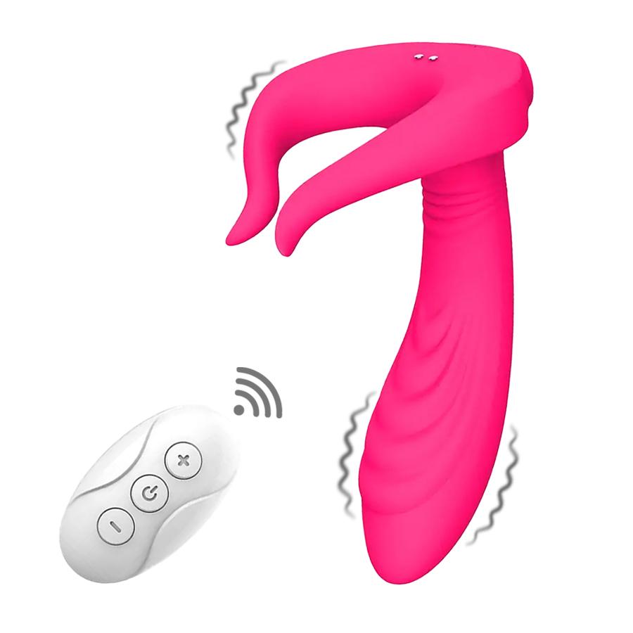 E-shop Romant Couple párový vibrátor a masturbátor 2v1 ružový