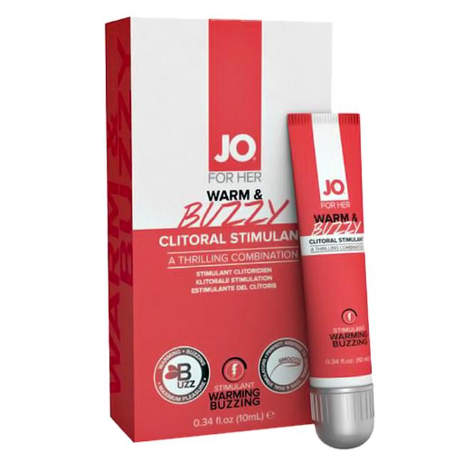 JO For her Warm and Buzzy sérum na stimuláciu klitorisu 10 ml