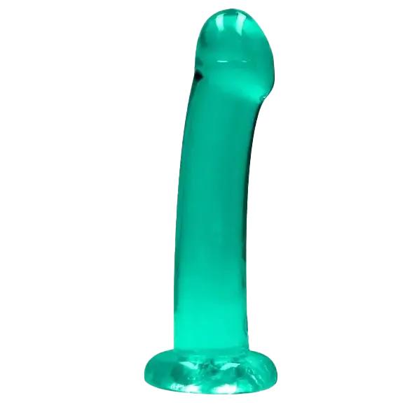 REALROCK Non Realistic dildo 17cm - tyrkysové REALROCK Non Realistic dildo 17cm - tyrkysové