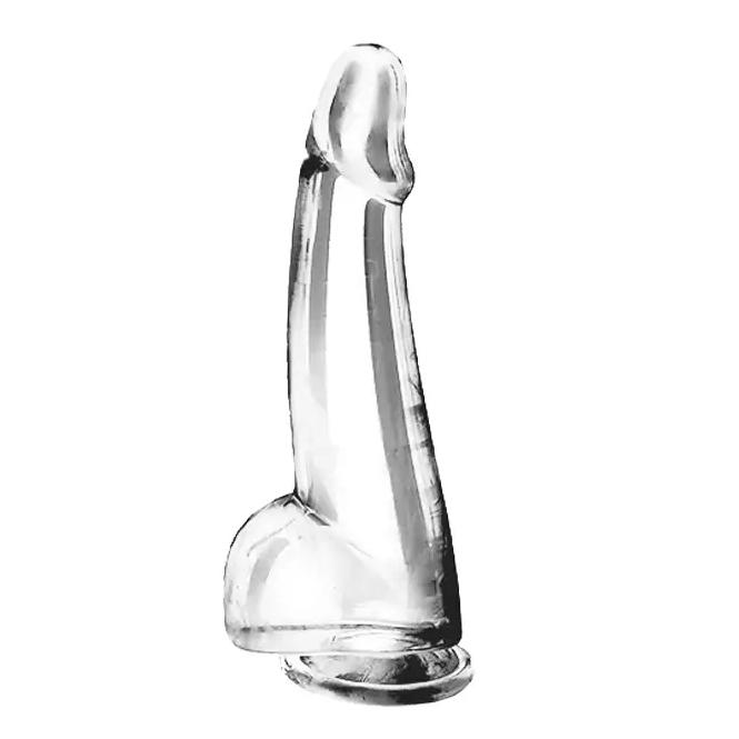 E-shop BASIC X Cesar transparentný penis s prísavkou L