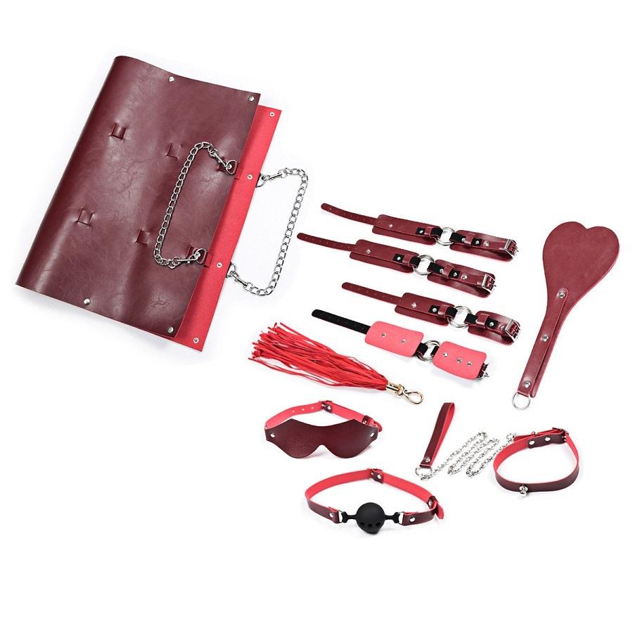 E-shop BASIC X Handbag luxusná BDSM sada červená