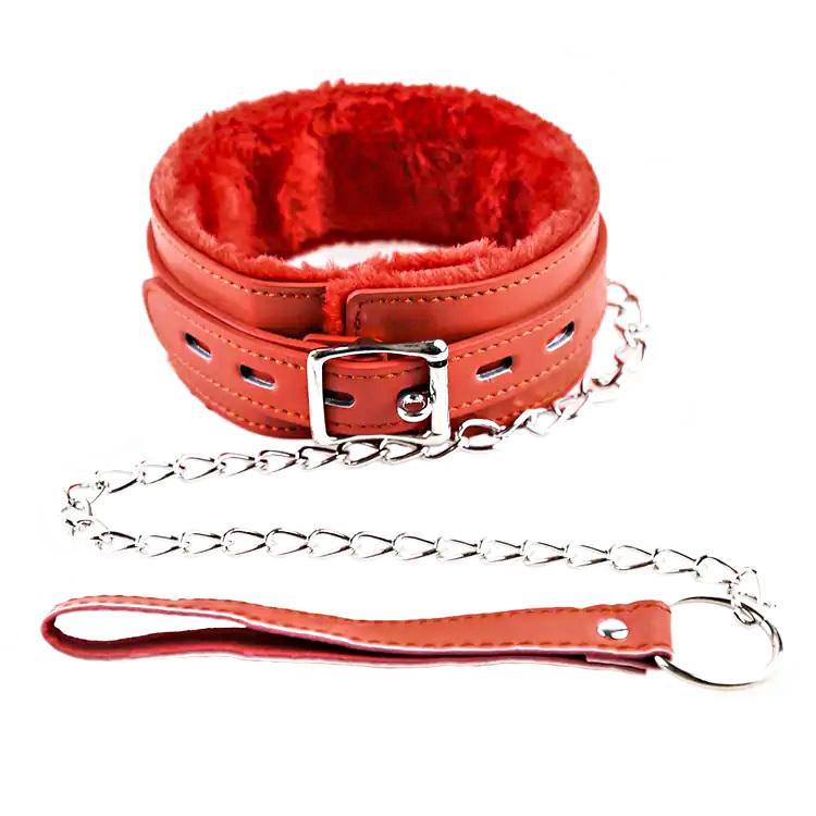 BASIC X obojok s vodítkom červený