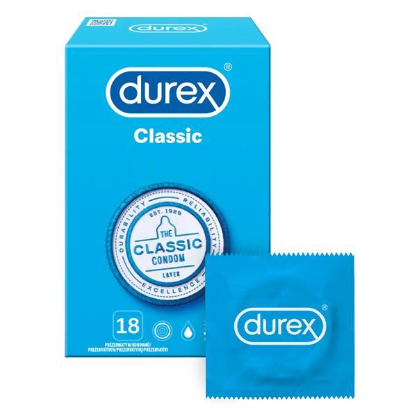 E-shop DUREX Classic kondómy 18 ks