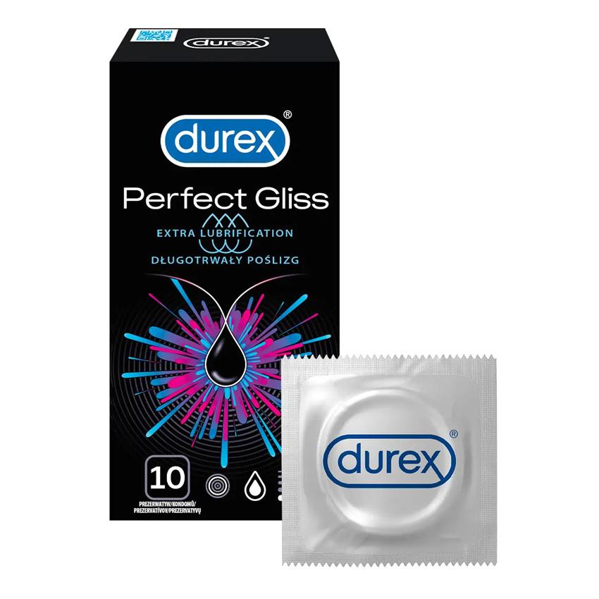 Durex kondómy Perfect Gliss 10 ks