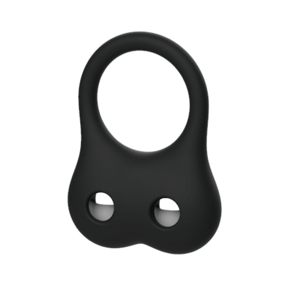 BASIC X Thorn erekčný krúžok so závažím čierny