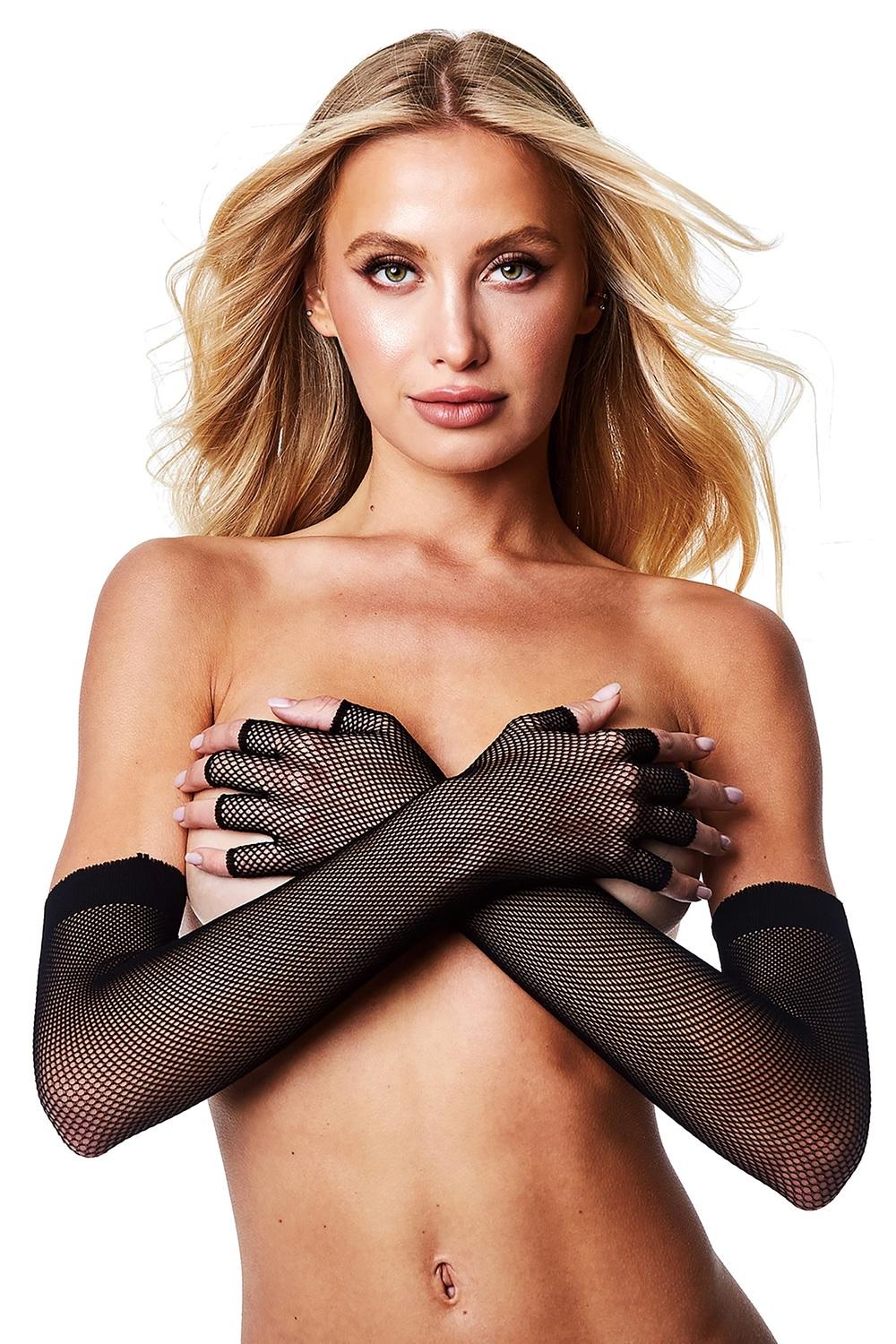 BACI Fingerless fishnet Rukavice