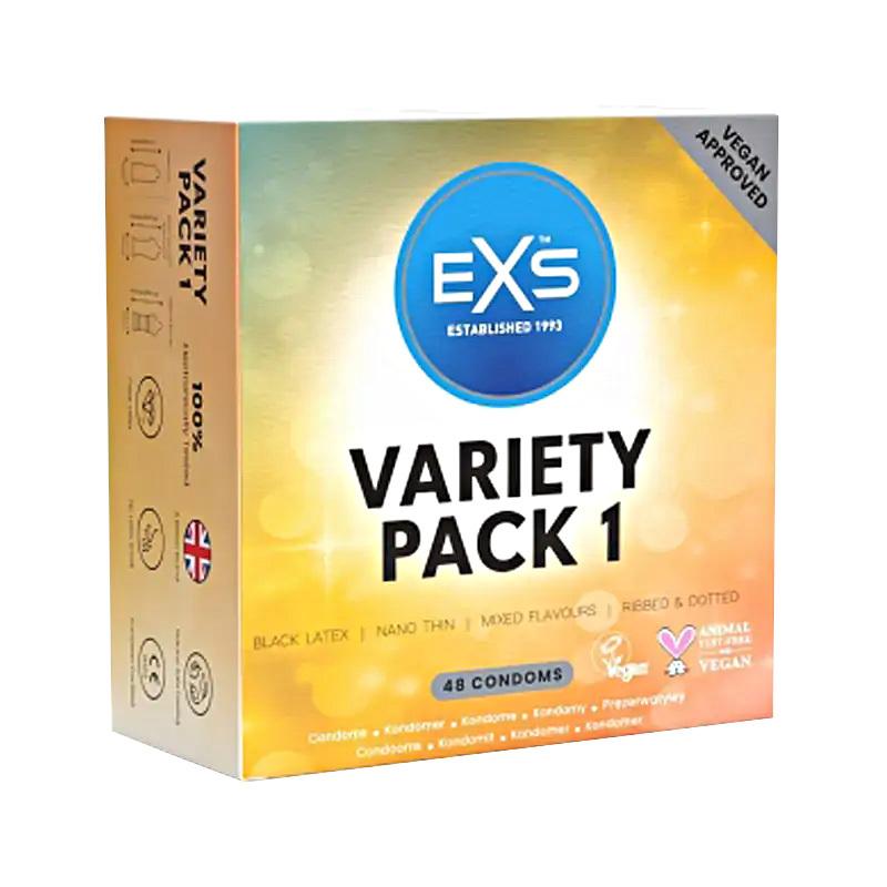 EXS Variety pack 1 Kondómy 48 ks